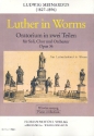 Luther in Worms op.36 fr Soli, gem Chor und Orchester (Orgel ad lib) Klavierauszug