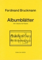 Albumbltter (1990) - Vier Stcke fr Klavier
