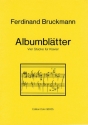 Albumbltter (1990) - Vier Stcke fr Klavier