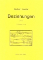 Beziehungen fr Querfltenquartett (1994) Flte (4) Partitur, Stimme(n)