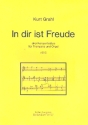 In dir ist Freude fr Trompete (hoch) und Orgel