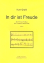 In dir ist Freude fr Trompete (hoch) und Orgel