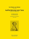 Aufforderung zum Tanz op.65 fr Flte, Oboe, Klarinette und Fagott Partitur und Stimmen