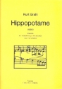 Hippopotame (1995) -Kantate fr zweistimmigen Kinderchor Kinderchor, Flte, Violine, Klarinette, Trompete, Gitarre, Cello, Kont Partitur