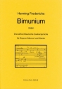 Bimunium (1984) -Drei althochdeutsche Zauberspr Sopran solo, Klavier