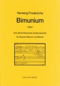 Bimunium (1984) -Drei althochdeutsche Zauberspr Sopran solo, Klavier