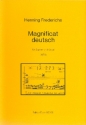 Magnificat deutsch fr Sopran und Orgel Partitur