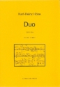 Duo fr 2 Violinen Partitur und Stimmen