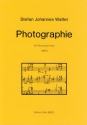 Photographie in einem Negativ und zwei Abzgen fr Percussion (Vibraphon und Schlitztrommel - 1 Spieler)