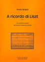 A ricordo di Liszt fr Flte und Streichquartett Partitur und Stimmen