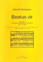 Beatus vir op.9 fr Soli, gem Chor und Instrumente Partitur