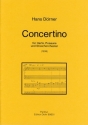 Concertino fr Harfe, Posaune und Streichorchester (199 Harfe, Posaune, Streichorchester Partitur