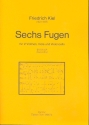 6 Fugen fr 2 Violinen, Viola und Violoncello Partitur