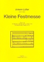 Kleine Festmesse fr Soli, gem Chor und Orchester (Orgel ad lib) Partitur,  broschiert