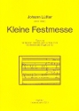 Kleine Festmesse fr Soli, gem Chor und Orchester (Orgel ad lib) Partitur,  broschiert