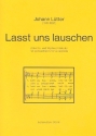 Lasst und lauschen fr gem Chor a cappella Partitur