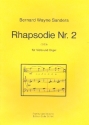 Rhapsodie Nr.2 fr Viola und Orgel