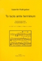 Te lucis ante terminum op.9 fr Soli, gem Chor, Streicher und Bc Partitur