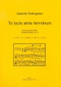 Te lucis ante terminum op.9 fr Soli, gem Chor, Streicher und Bc Partitur