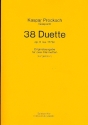 38 Duette op.11 fr 2 Klarinetten Spielpartitur