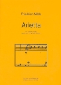 Arietta fr 2 Oboen und 2 Englischhrner Partitur und Stimmen