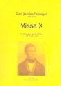 Missa Nr.10 fr Soli, gem Chor und Orchester Partitur