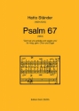 Psalm 67 fr 4stg. gem. Chor und Orgel 'Gott sei uns Gemischter Chor (4-st.), Orgel Partitur
