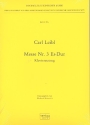 Messe Es-Dur Nr.3 fr Soli, gem Chor und Orchester Klavierauszug