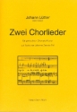 2 Chorlieder fr gem Chor und Klavier,  Partitur Zaeske-Fell, Johanna, Text