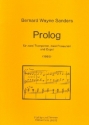 Prolog fr 2 Trompeten, 2 Posaunen und Orgel Partitur und Stimmen