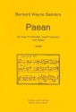Paean fr 2 Trompeten, 2 Posaunen und Orgel Partitur und Stimmen