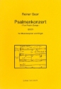 Psalmenkonzert fr Mezzosopran und Orgel