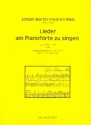 Lieder am Pianoforte zu singen o.op. fr Gesang und Klavier Partitur