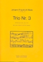 Trio E-Dur Nr.3 fr  Violinen und Violoncello Partitur undStimmen