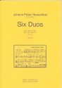 6 Duos op.12 für 2 Hörner Partitur und Stimmen