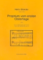 Proprium vom ersten Ostertage fr gem Chor und Orgel (Gemeinde ad lib) Partitur