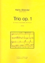 Trio op.1 fr Violine, Violoncello und Klavier Partitur und Stimmen