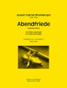 Abendfriede fr Flte (Oboe) und Orgel