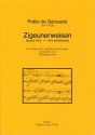 Zigeunerweisen für Violine und Streichorchester Partitur