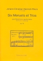 6 Menuets et Trios op.13 pour piano  4 mains