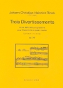 3 divertissements d'un difficult progressive op.36 fr Klavier zu 4 Hnden Spielpartitur