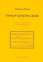 Tierisch-lyrische Lieder op.10 fr Gesang (mittel) und Klavier