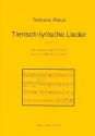 Tierisch-lyrische Lieder op.10 fr Gesang (mittel) und Klavier