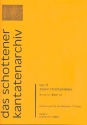 Wo soll ich fliehen hin fr Soli, gem Chor, 2 Violinen, Viola und Bc Partitur
