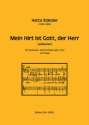 Stnder, Hatto Mein Hirt ist Gott, der Herr -Liedkantate fr Gemeinde, vierstimmigen Gemeinde, Gemischter Chor, Orgel Partitur, Chorpartitur