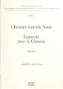 Concerto pour le clavecin für Cembalo und Orchester Partitur