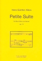 Petite Suite op.74 für Blockflöte und Klavier