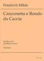 Canzonetta e Rondo da caccia -fr Oboe und Blasorch Oboe, Blasorchester Dirigierauszug, Stimmensatz