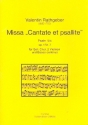 Missa Cantate et psallite op.1,7 fr Soli, gem Chor, 2 Violinen und Bc Partitur