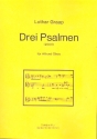 3 Psalmen fr Alt und Oboe Partitur